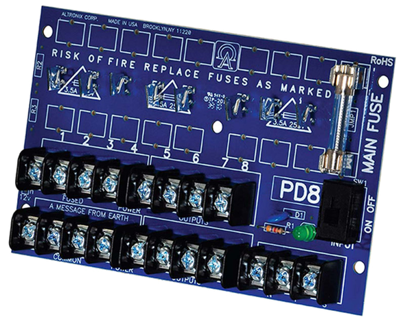 Altronix PD8CB Power Distribution Module