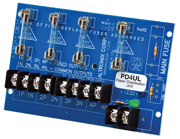 Altronix PD4UL UL Listed Power Distribution Module