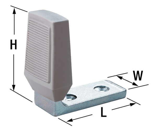Rockwood 486 US2C Angle Door Stop