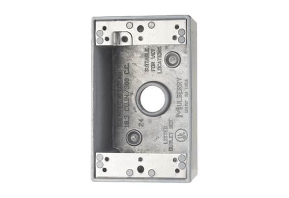 Alarm Controls 30203 Single Gang Back Box