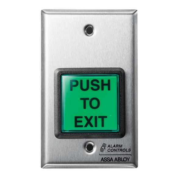 Alarm Controls TS-2 2" Green Square Button