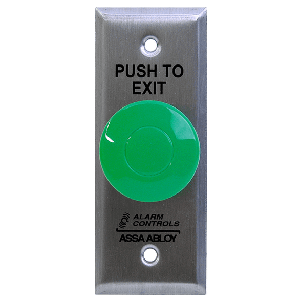 Alarm Controls TS-14N 1-1/2" Green Mushroom Button