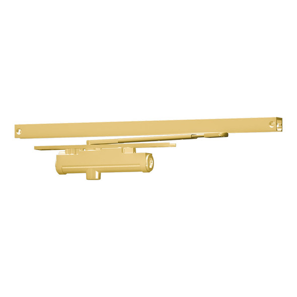 3131-BUMPER LH BRASS LCN Concealed-in-Door Closers