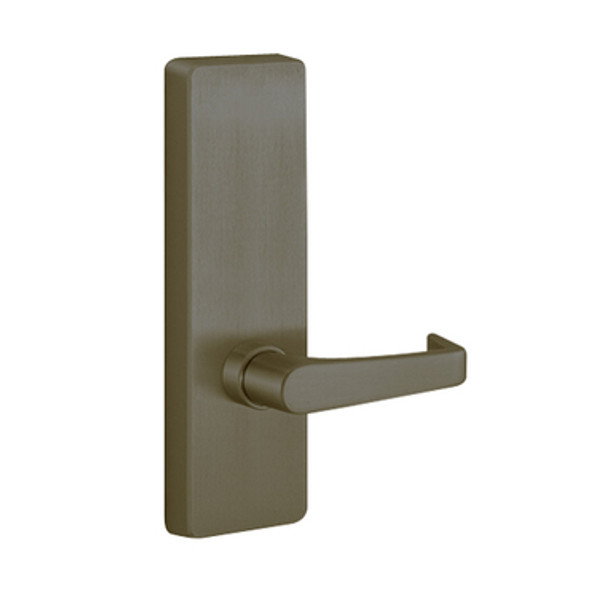 PHI 4902A 613 LHR Apex and Olympian Series Wide Stile Trim Exit Only Dummy Trim A Lever Design Left Hand Reverse