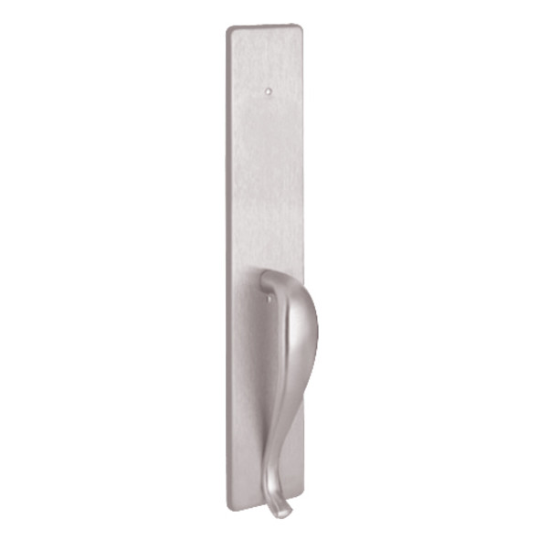 PHI C1702B 630 Apex and Olympian Series Wide Stile Trim Exit Only Dummy Trim B Design Pull for Concealed Vertical Rod