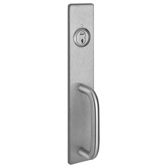 PHI C1703C 630 Apex and Olympian Series Wide Stile Trim Key Retracts Latchbolt C Design Pull for Concealed Vertical Rod