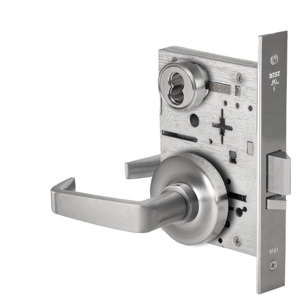 BEST 45HW7DEL15R626RQE Fail Safe 24V Electrified Mortise Lock 15 Lever R Rose