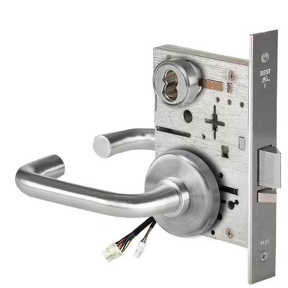 Best 45HW7DEU3H626RQE12V Fail Secure 12V Electrified Mortise Lock 3 Lever H Rose Request to Exit