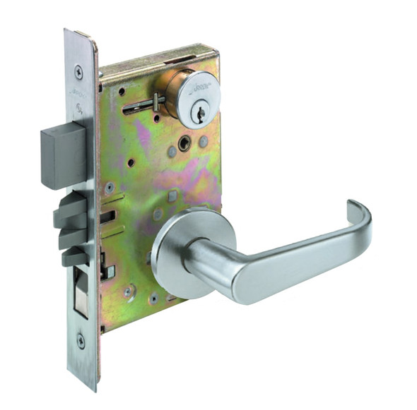Arrow BM11 BRL 26D Apartment Front Door Mortise Lock BR Lever L Rose