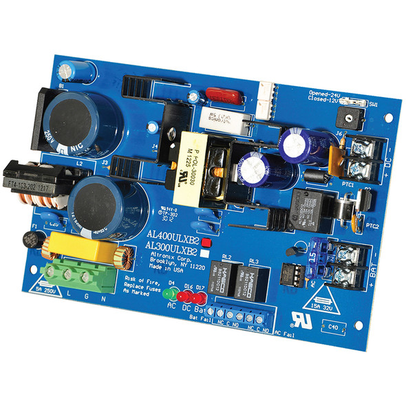 Altronix AL400ULXB2 UL Recognized Power Supply/Charger Board Input 115VAC 60Hz at 3.5A 12VDC