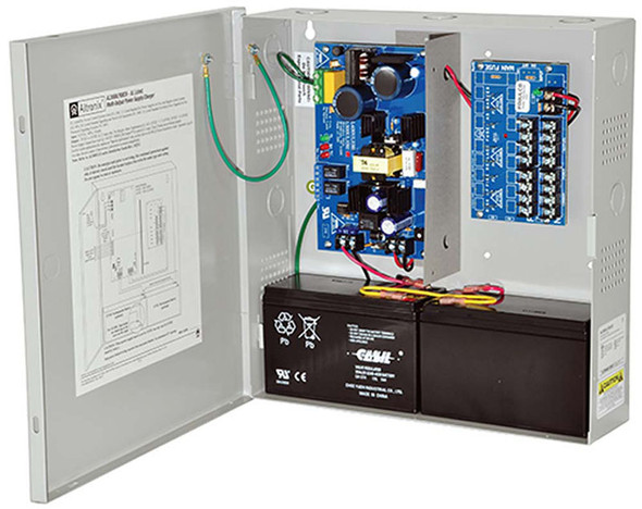 Altronix AL300ULPD8CB Power Supply/Charger Input 115VAC 60Hz at 3.5A 8 PTC Outputs 12/24VDC at 2.5A