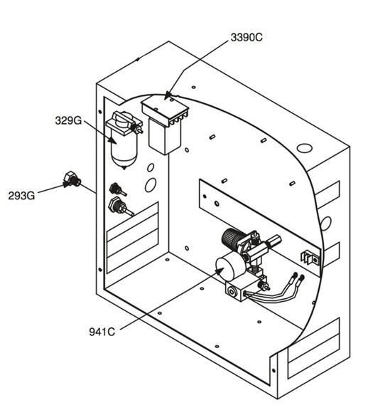 LCN 7949ES Pneumatic Control Box with Auxiliary Blow-Open