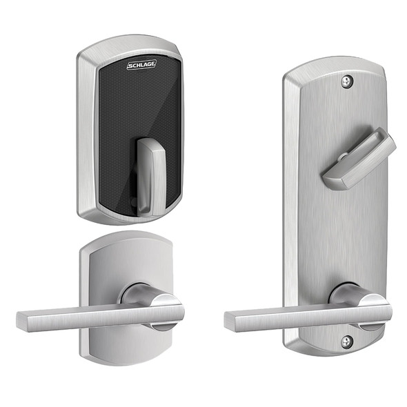 FE410F GRW 40 LAT 626 Schlage Electronics Deadbolts and Deadlatches