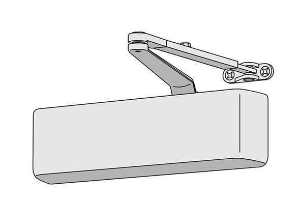 LCN 4040XP-RW/PA LH US10B Regular Arm Door Closer