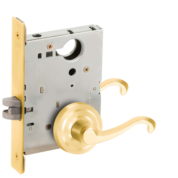 L9010 ASTAVA 605 RH Schlage Mortise Lock