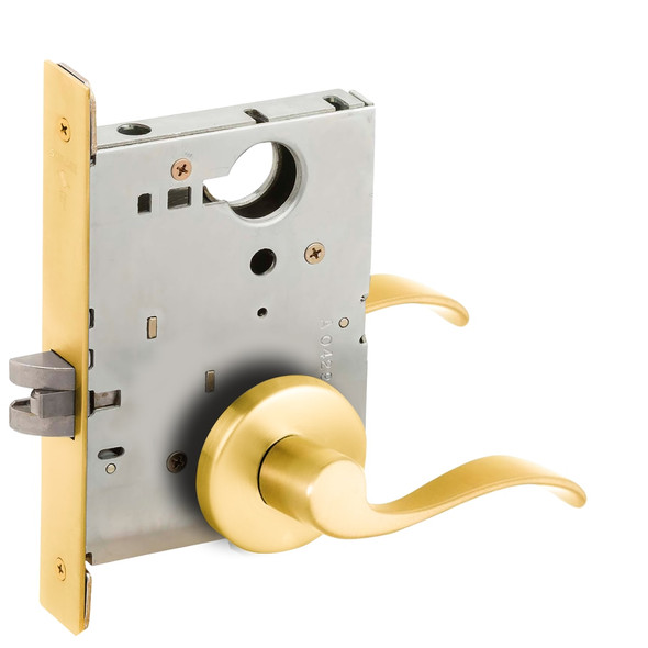 Schlage L9010 ACCB 605 RH Mortise Lock