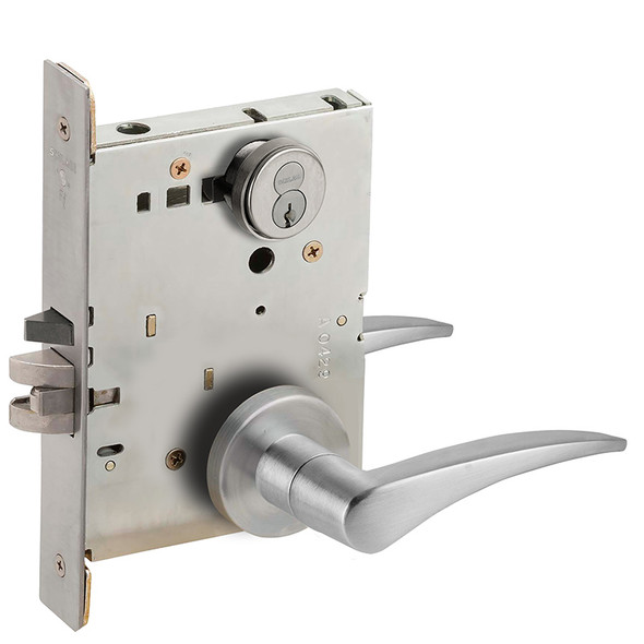 L9050R 12A 626 LH Schlage Mortise Lock