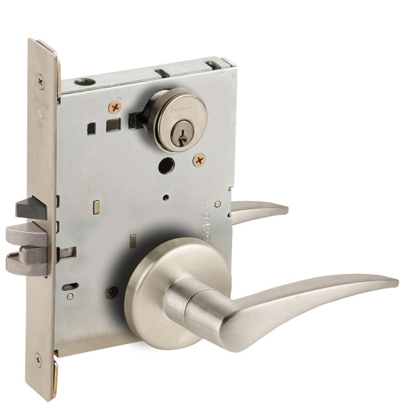 L9056P 12B 619 RH Schlage Mortise Lock