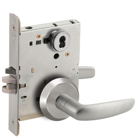 Schlage L9070B 07C 630 Mortise Lock, Satin Stainless Steel