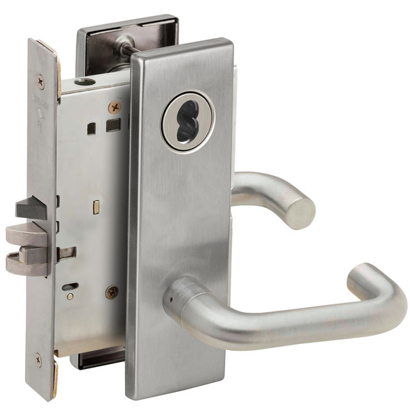 Schlage L9076B 03N 630 Mortise Lock, Grade 1