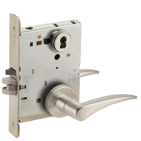 L9080B 12A 619 RH Schlage Mortise Lock