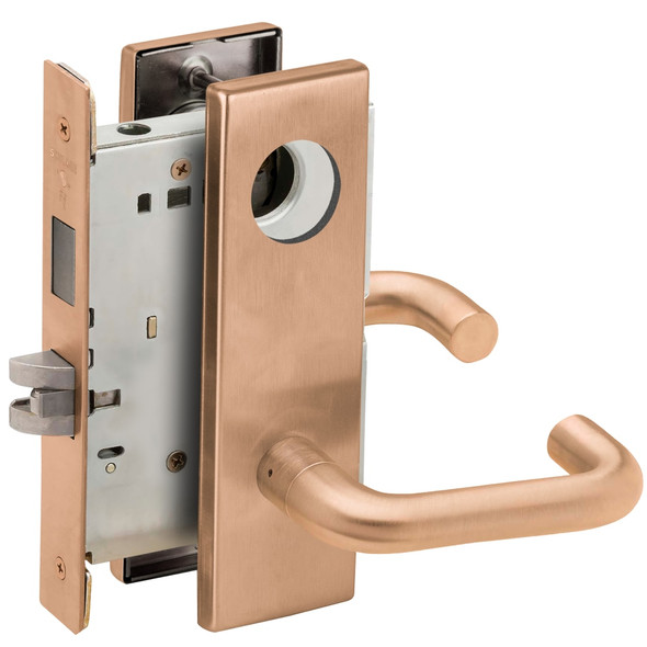 Schlage L9456L 03N 612 Corridor Mortise Lock with Deadbolt