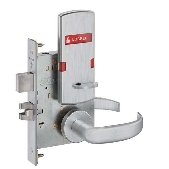 Schlage L9440 17A 626 IS-LOC Mortise Lock Indicator With Text
