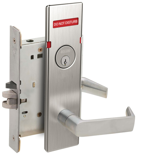 Schlage L9050P 06N 626 OS-DND Mortise Lock Indicator With Text