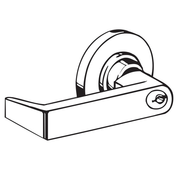 Schlage ND93JD RHO 605 Vandlgard Vestibule Lock Function