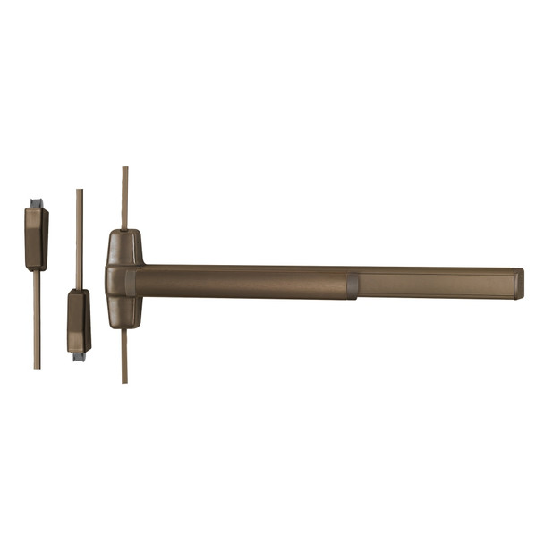 Von Duprin QEL9827L-NL-17-F 4 US10B LHR Surface Vertical Rod Exit Device