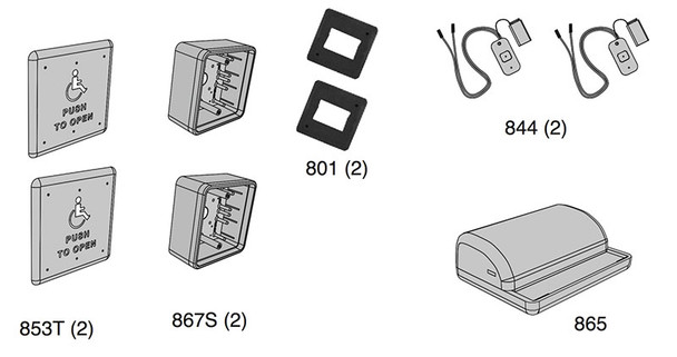 LCN 8310-3857TW Wireless Activation Plate