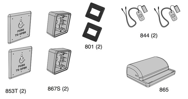 LCN 8310-3857TW Wireless Activation Plate