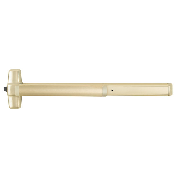 Von Duprin RX98L-NL-02 Rim Exit Device, US4 Satin Brass, RHR