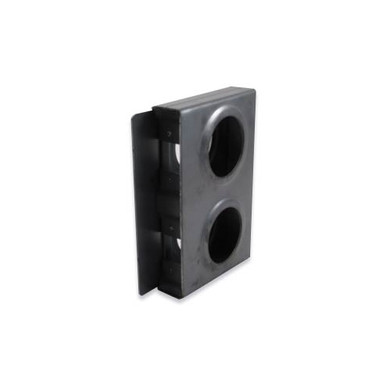 Keedex K-BXDBL-S Slim L.Double 2-3/8'' Weldable Box