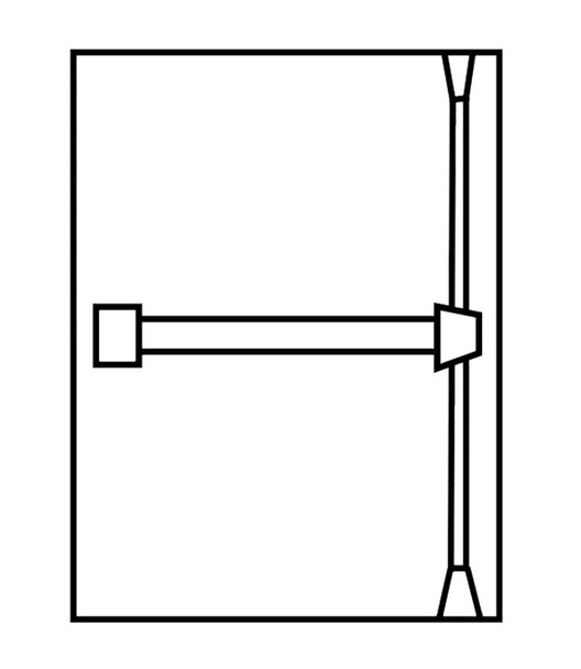 ED8400 689 LHR Corbin Russwin Exit Device