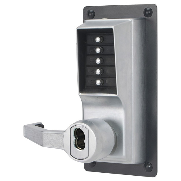 DormaKaba Simplex LLP1020M Pushbutton Lock, Satin Chrome
