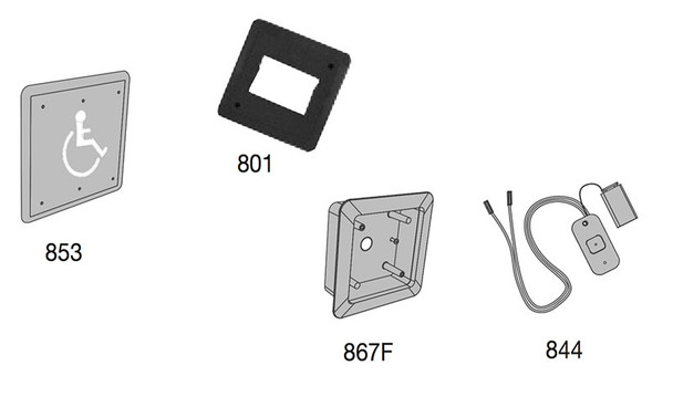 8310-3853WF LCN Activation Plates