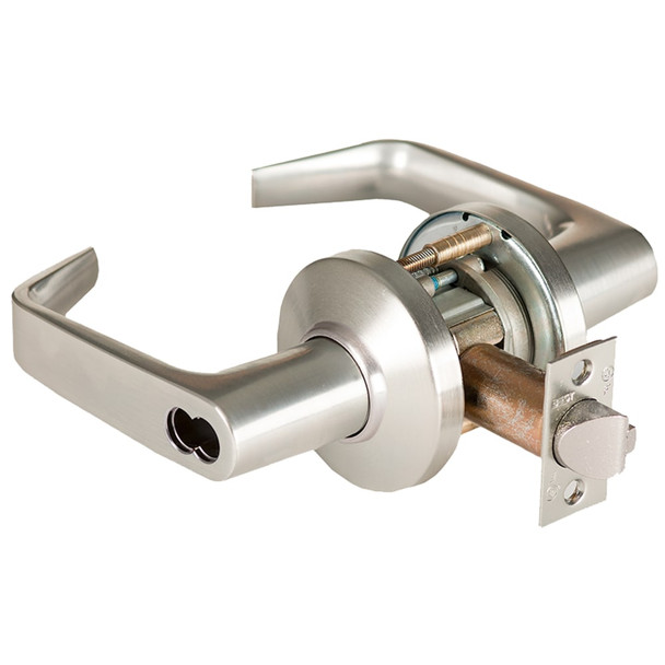 BEST 9K37D15CS3619 Cylindrical Lock, Stainless Steel