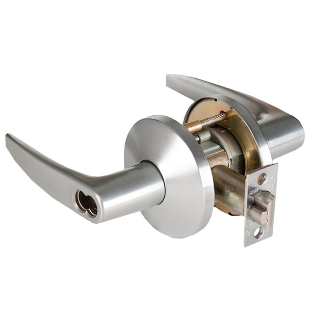 BEST 9K37AB16LS Cylindrical Lock, Grade 1, Satin Chrome