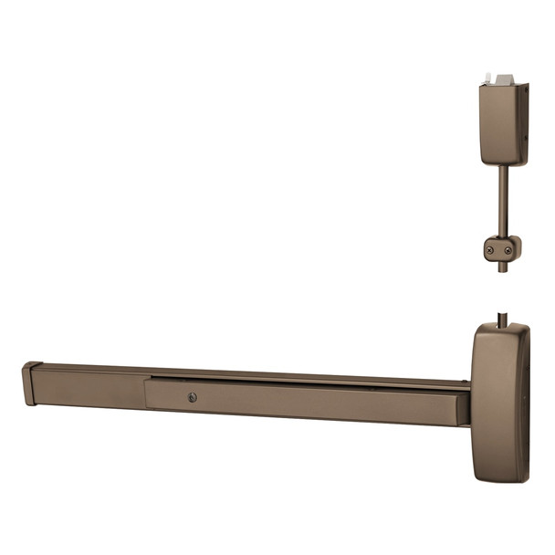 Sargent 1943-NB8740F ETP LHR 10B Surface Vertical Rod Exit Device