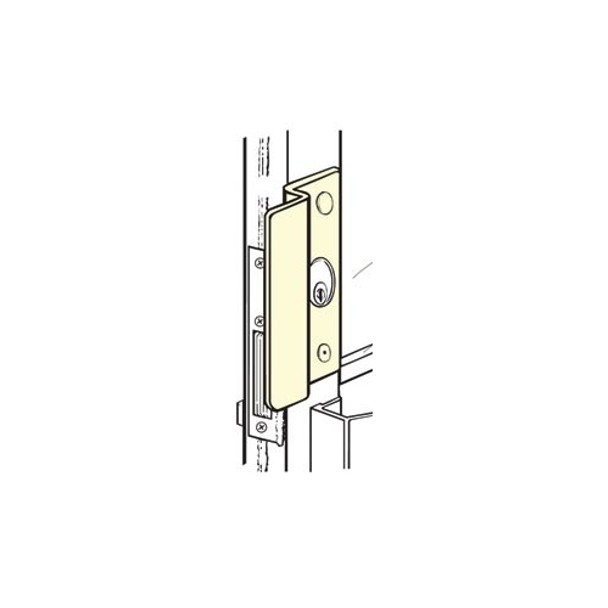 Don-Jo OLP-2651-SL Center Hung Outswinging Aluminum Doors Latch Protector