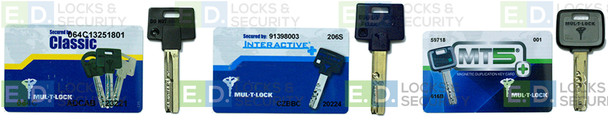 Mul-T-Lock Classic Keyway Mul-T-Lock Interactive+ Keyway Mul-T-Lock MT5+ Keyway