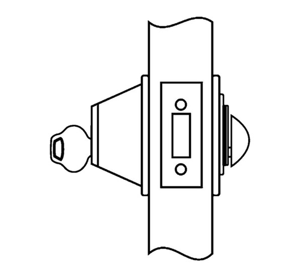 Corbin Russwin DL3013 606 LC B238 Cylindrical Deadlock