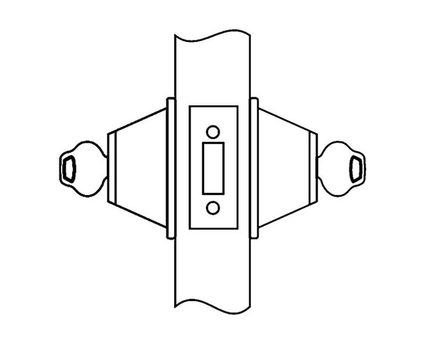DL3012 612 LC Corbin Russwin Deadlock