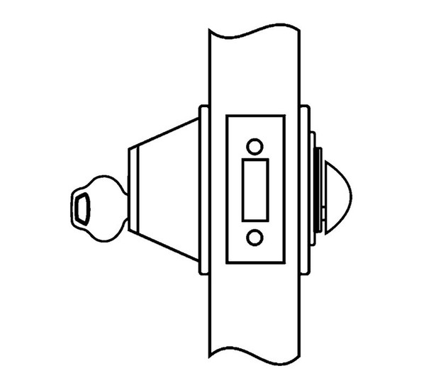 DL3013 626 LC Corbin Russwin Deadlock