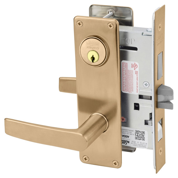Corbin Russwin ML2082 ASN 612 CL6 Dormitory / Exit Mortise Lock
