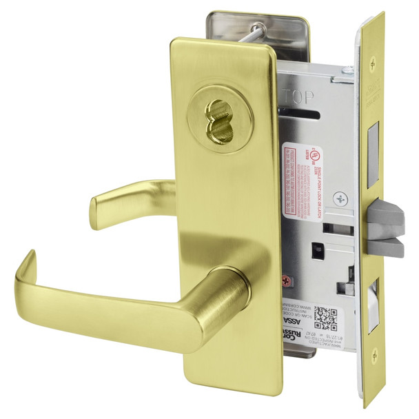 Corbin Russwin ML2082 NSM 606 CL7 Dormitory / Exit Mortise Lock