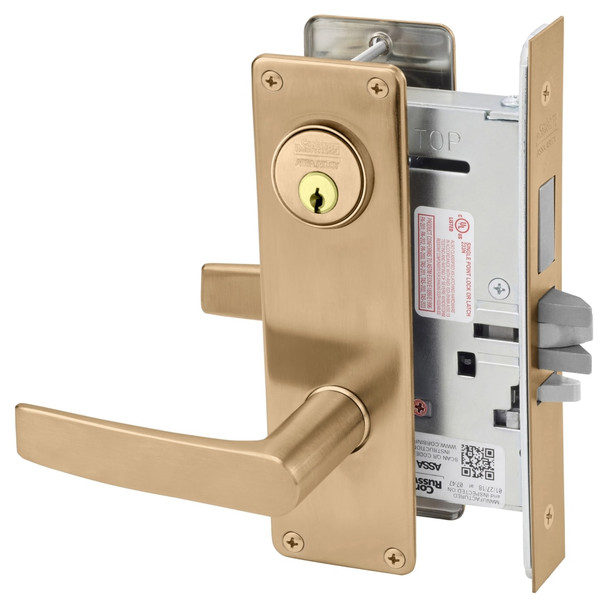 Corbin Russwin ML2072 ASN 612 CL7 Classroom Intruder Mortise Lock