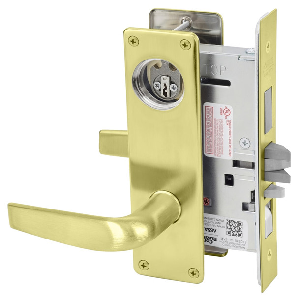 Corbin Russwin ML2067 CSN 606 LC Apartment / Dormitory Mortise Lock