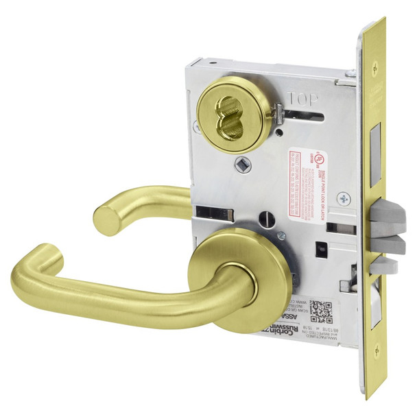 Corbin Russwin ML2067 LWA 606 CL7 Apartment / Dormitory Mortise Lock